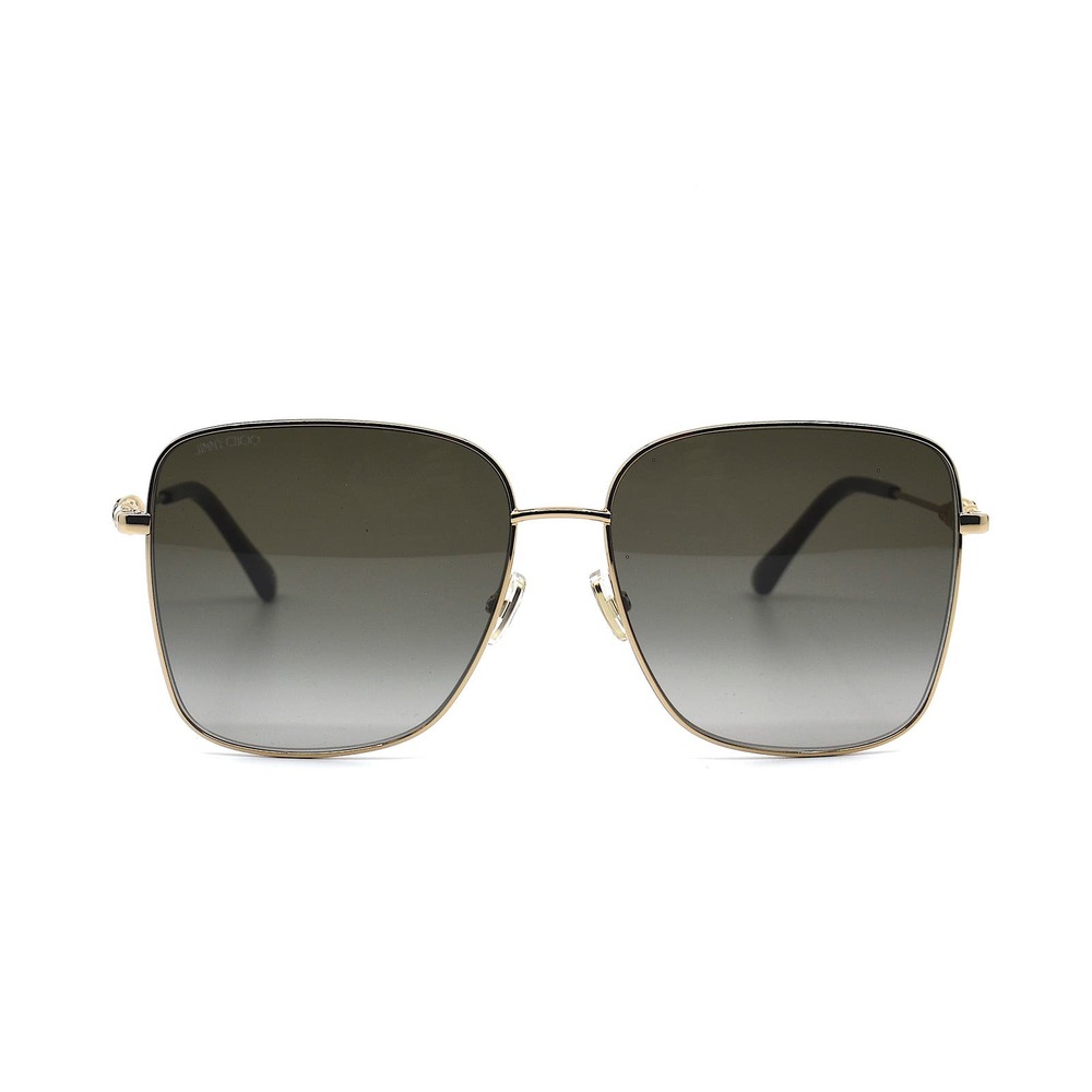 JIMMY CHOO HESTER/S 06J GOLD GREY GRADIENT AUTHENTIC SUNGLASSES - Picture 3 of 13